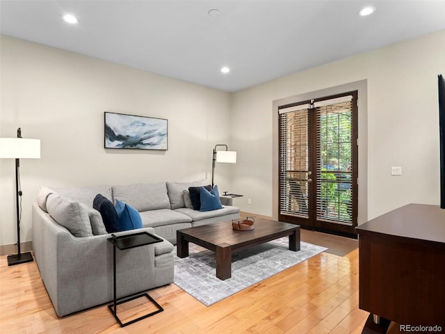 2741 Java Ct, Denver, CO 80211 - living area with light wood-style floors and recessed lighting