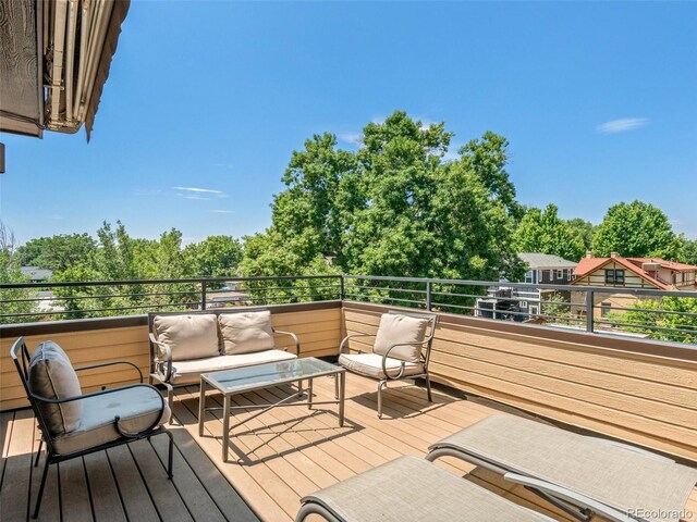2741 Java Ct, Denver, CO 80211 - deck with an outdoor living space