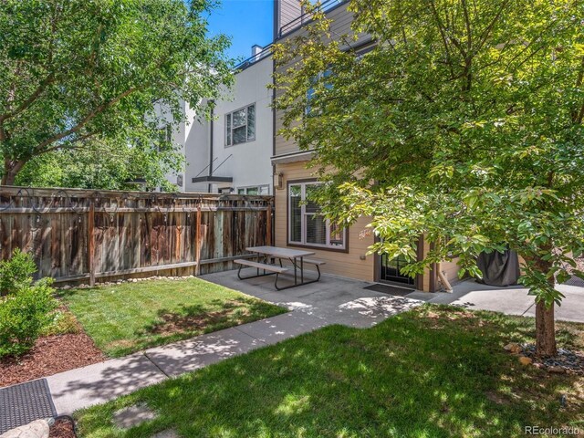 2741 Java Ct, Denver, CO 80211 - view of yard featuring a patio