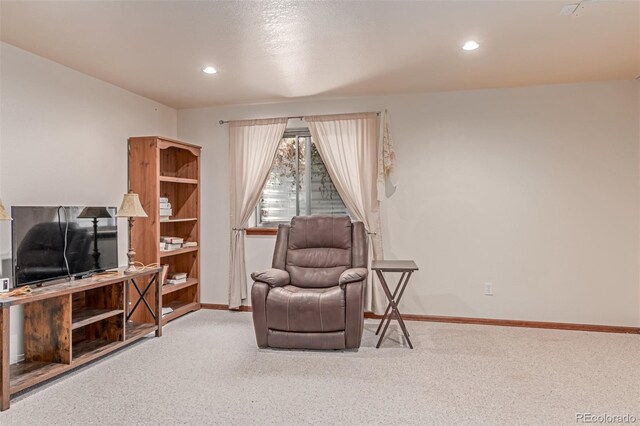 1371 W 133rd Way, Denver, CO 80234 - sitting room featuring carpet floors and recessed lighting