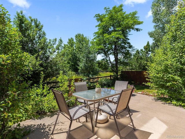 16362 Oakmoor Pl, Parker, CO 80134 - view of patio with outdoor dining area