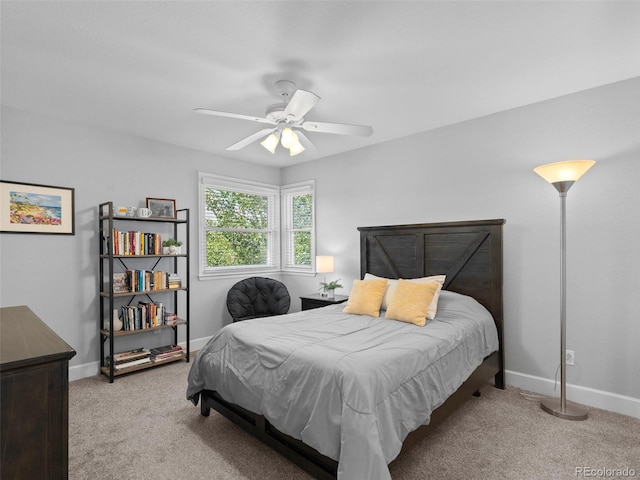 16362 Oakmoor Pl, Parker, CO 80134 - carpeted bedroom featuring baseboards and ceiling fan