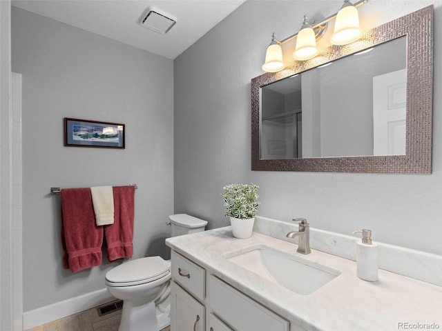 16362 Oakmoor Pl, Parker, CO 80134 - bathroom featuring vanity and a shower