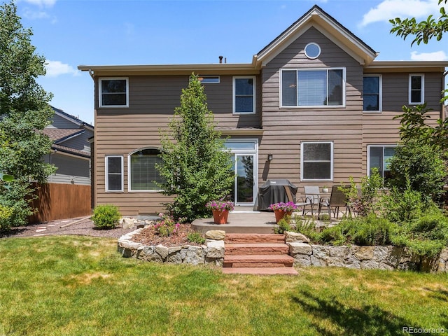 16362 Oakmoor Pl, Parker, CO 80134 - back of property featuring a patio