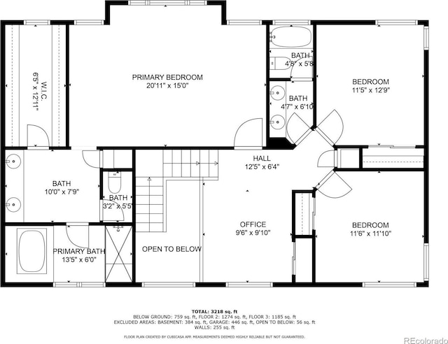 16362 Oakmoor Pl, Parker, CO 80134 - view of room layout