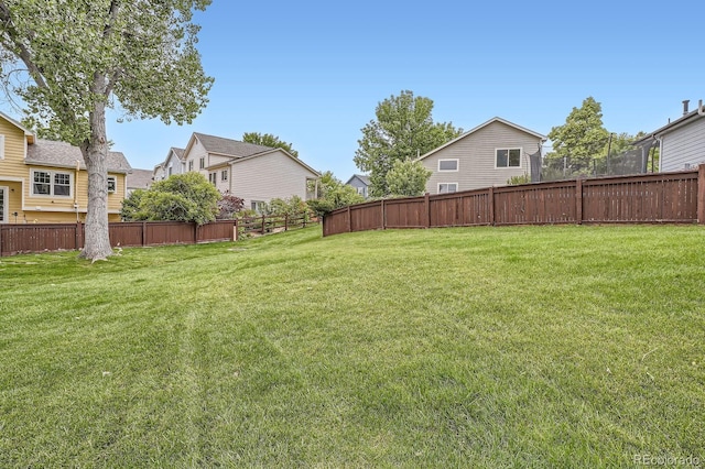 11029 Grouse Ct, Parker, CO 80134 - fenced backyard featuring a residential view