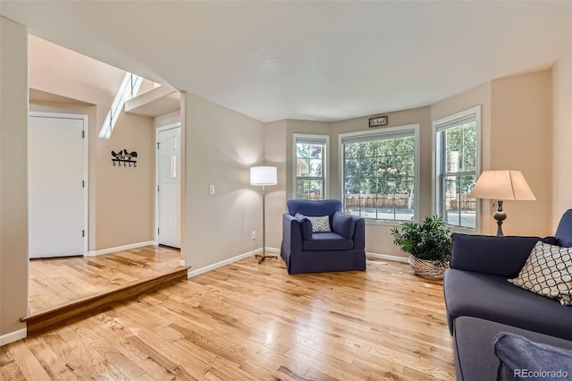 9733 Quay Loop, Broomfield, CO 80021 - living room with light wood-style floors and baseboards