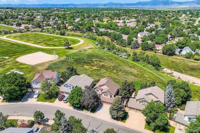 9733 Quay Loop, Broomfield, CO 80021 - aerial perspective of suburban area with a mountainous background