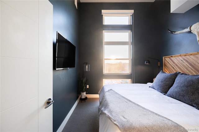 bedroom featuring carpet floors