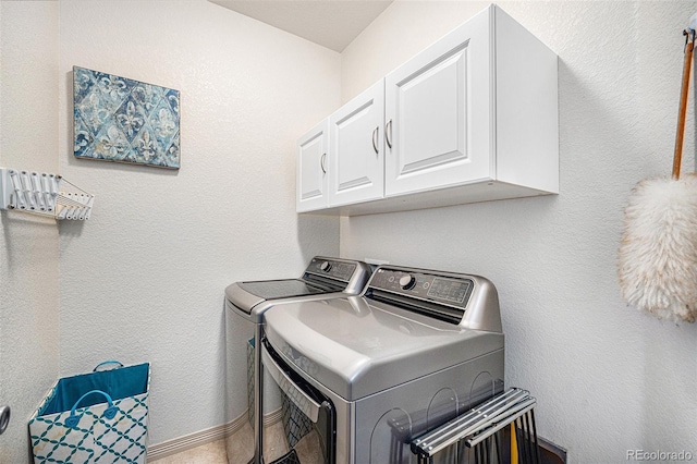 1155 S Balsam St, Lakewood, CO 80232 - laundry area with washer and clothes dryer and cabinet space