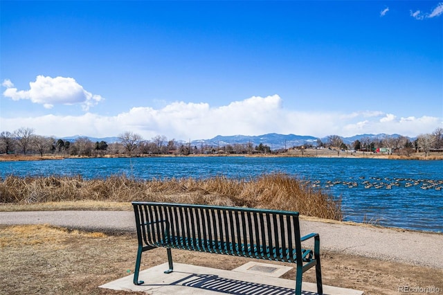 3047 W 47th Ave Unit 112, Denver, CO 80211 - water view with a mountainous background