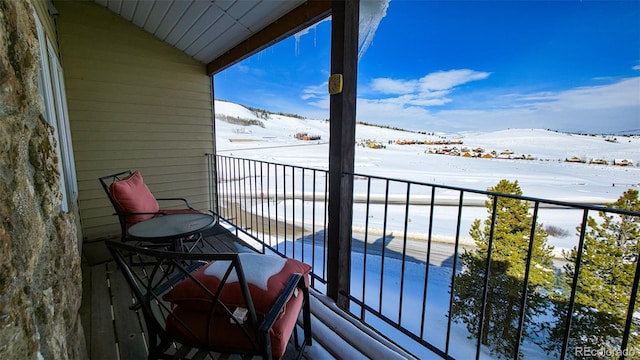 96 Mountainside Unit B-8, Granby, CO 80446 - view of snow covered back of property