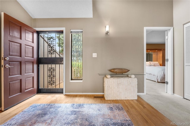 7160 W Stetson Pl Unit 27, Littleton, CO 80123 - foyer entrance with baseboards and wood finished floors