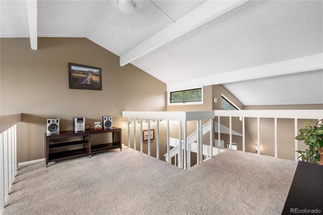 7160 W Stetson Pl Unit 27, Littleton, CO 80123 - additional living space featuring carpet flooring, a ceiling fan, baseboards, and a textured ceiling