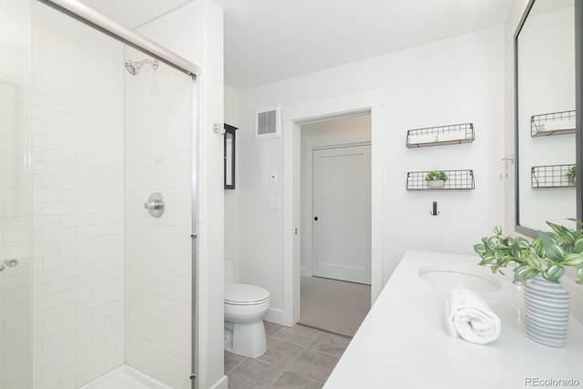 400 Baker Dr Unit Te103, Winter Park, CO 80482 - bathroom featuring a shower stall, vanity, and tile patterned flooring