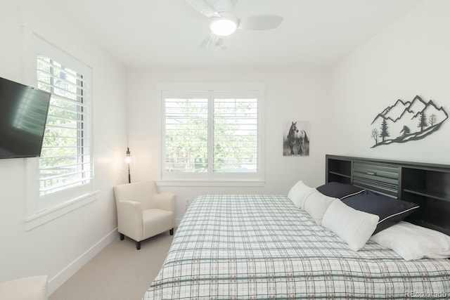 400 Baker Dr Unit Te103, Winter Park, CO 80482 - bedroom with carpet floors and ceiling fan