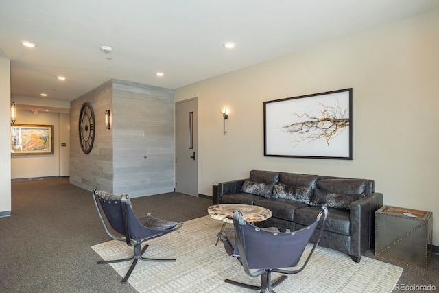 400 Baker Dr Unit Te103, Winter Park, CO 80482 - living room featuring carpet floors and recessed lighting