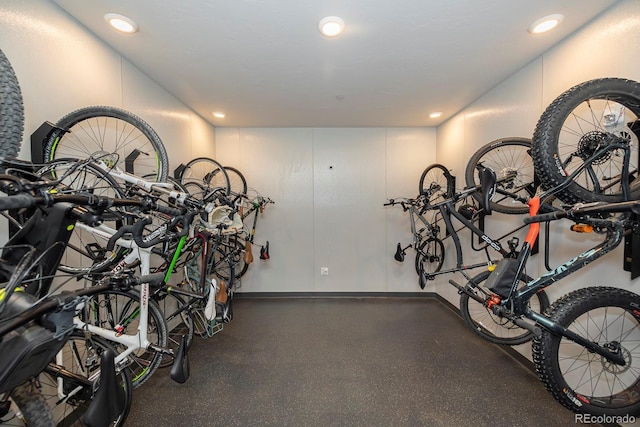 400 Baker Dr Unit Te103, Winter Park, CO 80482 - garage featuring bike storage and recessed lighting