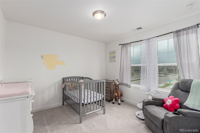 17471 Gandy Dancer Ln, Parker, CO 80134 - bedroom featuring light carpet and a nursery area