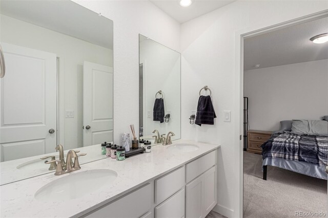 17471 Gandy Dancer Ln, Parker, CO 80134 - ensuite bathroom featuring double vanity
