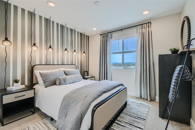6864 Bryant Ct, Denver, CO 80221 - carpeted bedroom with recessed lighting and baseboards