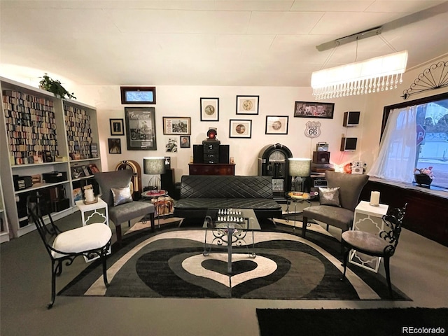 view of living area
