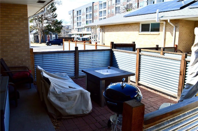 2200 S Cherry St Unit 2216, Denver, CO 80222 - view of patio / terrace featuring a balcony