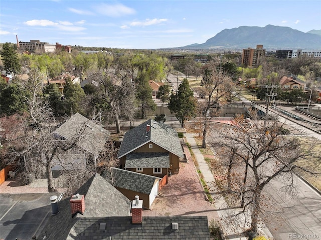 702 E Platte Ave, Colorado Springs, CO 80903 - aerial view of a mountain backdrop