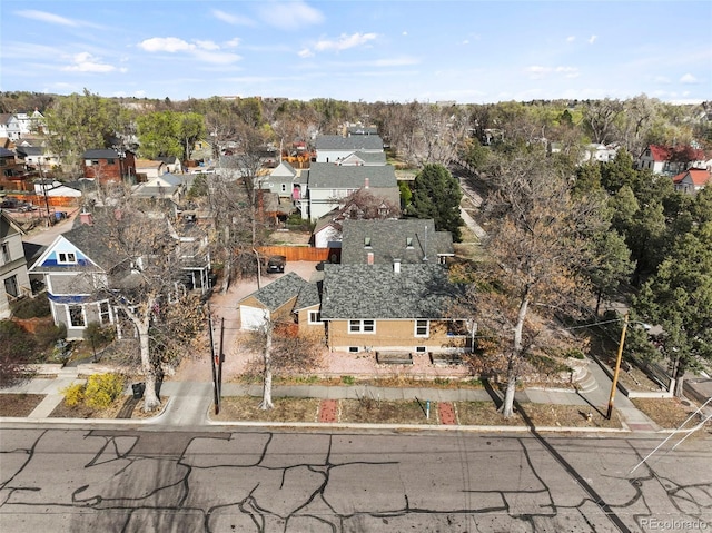702 E Platte Ave, Colorado Springs, CO 80903 - aerial overview of property's location featuring nearby suburban area