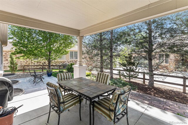 11422 W Cooper Ave, Littleton, CO 80127 - view of patio / terrace with outdoor dining space