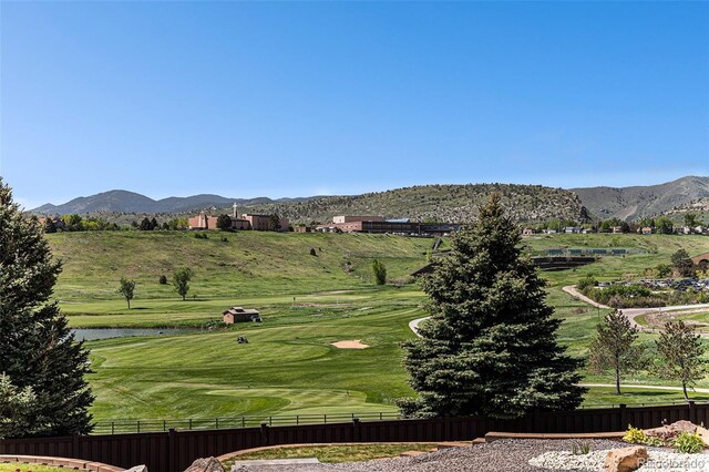 11422 W Cooper Ave, Littleton, CO 80127 - view of mountain background with a golf club and a nearby body of water