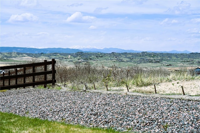 view of mountain feature