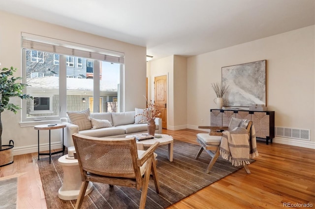 1907 S Columbine St, Denver, CO 80210 - living room with wood finished floors and baseboards