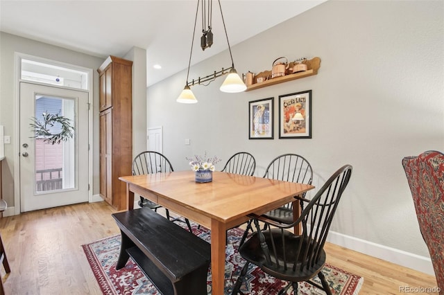 3240 Spruce St, Denver, CO 80238 - dining space with light wood finished floors