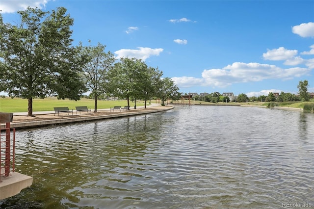 3240 Spruce St, Denver, CO 80238 - dock featuring a water view