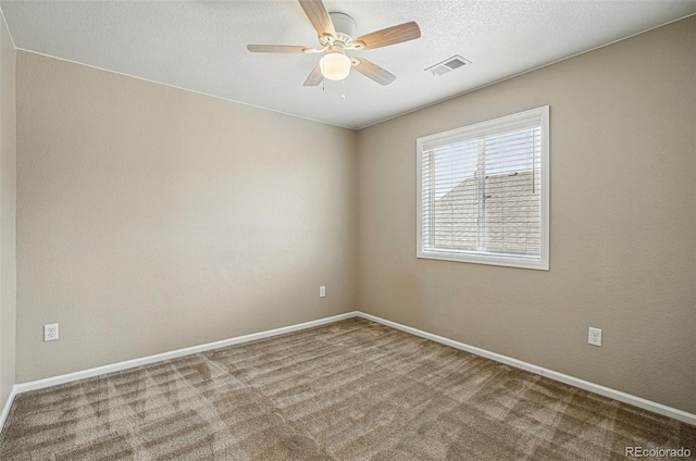 12623 Canoe St, Firestone, CO 80504 - carpeted empty room featuring ceiling fan and baseboards