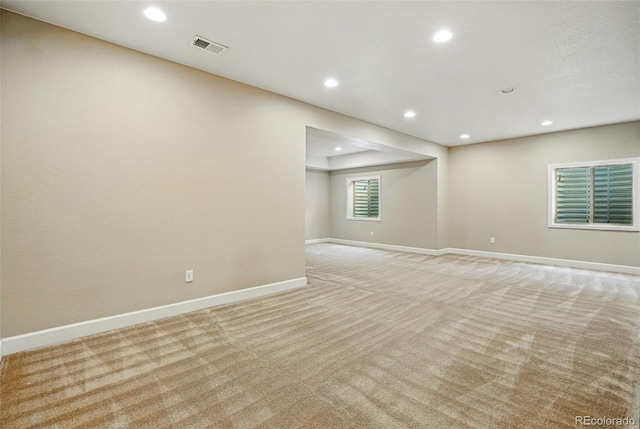 12623 Canoe St, Firestone, CO 80504 - unfurnished room featuring light colored carpet and recessed lighting