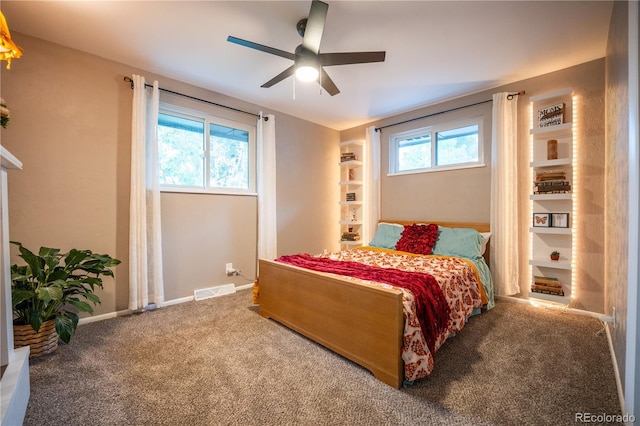 3125 Xenon St, Wheat Ridge, CO 80215 - carpeted bedroom featuring baseboards and a ceiling fan
