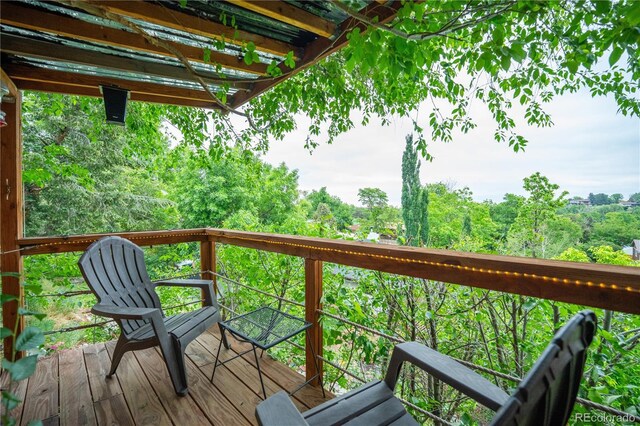 3125 Xenon St, Wheat Ridge, CO 80215 - deck with a view of trees