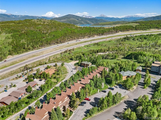 2449 Ryan Gulch Ct Unit 2449, Silverthorne, CO 80498 - aerial view of property's location with mountains