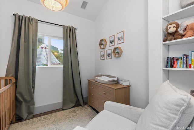 561 Cook St, Denver, CO 80206 - bedroom with lofted ceiling