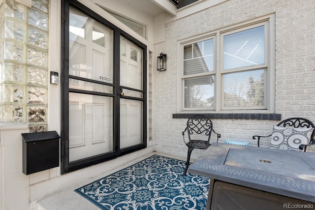 561 Cook St, Denver, CO 80206 - property entrance with brick siding