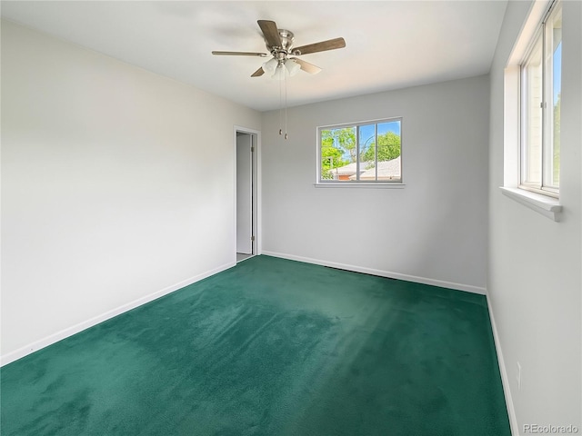 6236 Ingalls Ct, Arvada, CO 80003 - carpeted empty room with baseboards and a ceiling fan