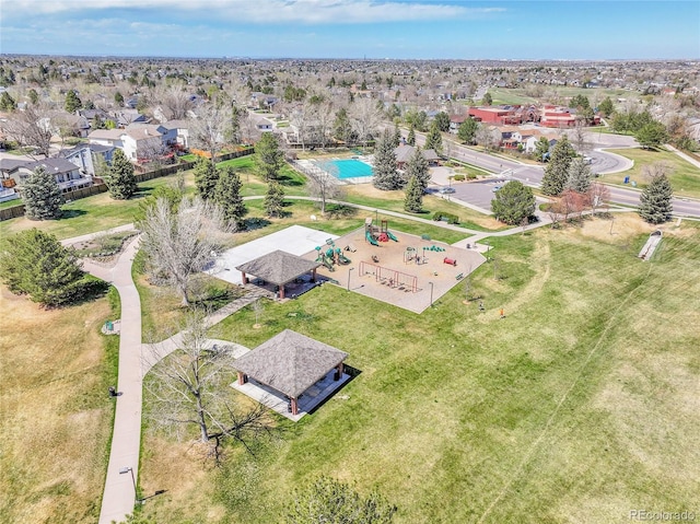drone / aerial view