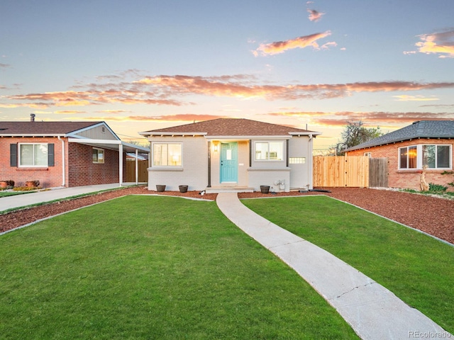 3630 Magnolia St, Denver, CO 80207 - view of front of property featuring brick siding and a shingled roof