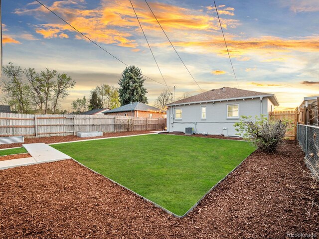3630 Magnolia St, Denver, CO 80207 - view of yard featuring central air condition unit
