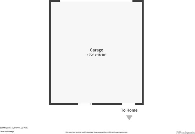 3630 Magnolia St, Denver, CO 80207 - property floor plan