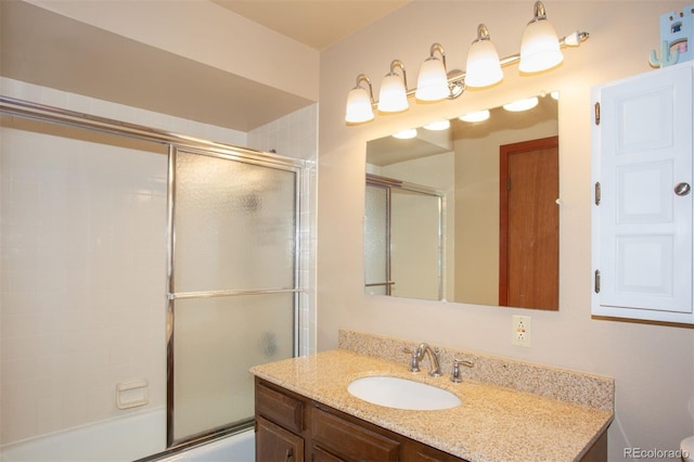 324 W Main St, Frisco, CO 80443 - bathroom with vanity and enclosed tub / shower combo