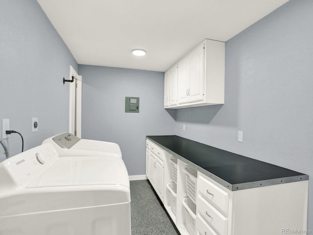 2046 S Quitman St, Denver, CO 80219 - laundry room with cabinet space and washer and clothes dryer
