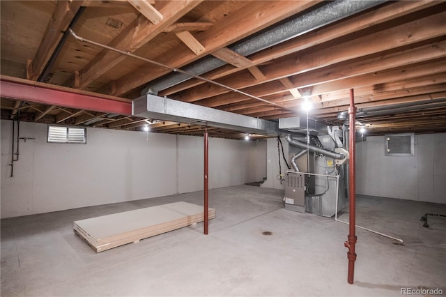 1409 S Moline St, Aurora, CO 80012 - basement featuring heating unit